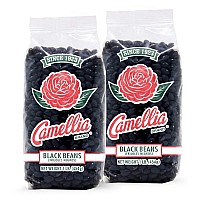 Camellia Black Beans 1lb - 2 Pack